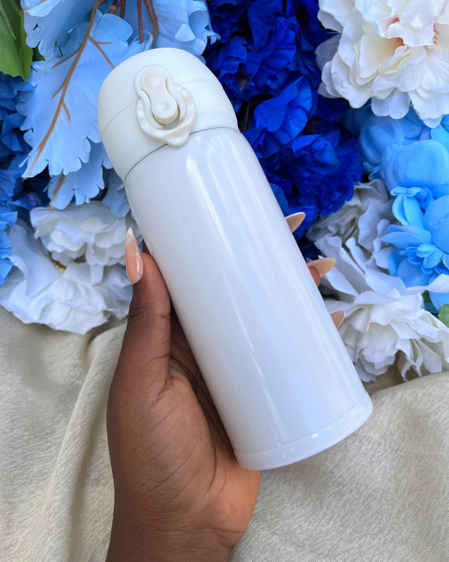 Mini Vacuum Flask (White)