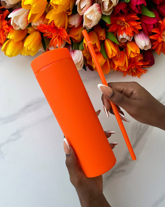 Matte Tumbler (Orange)