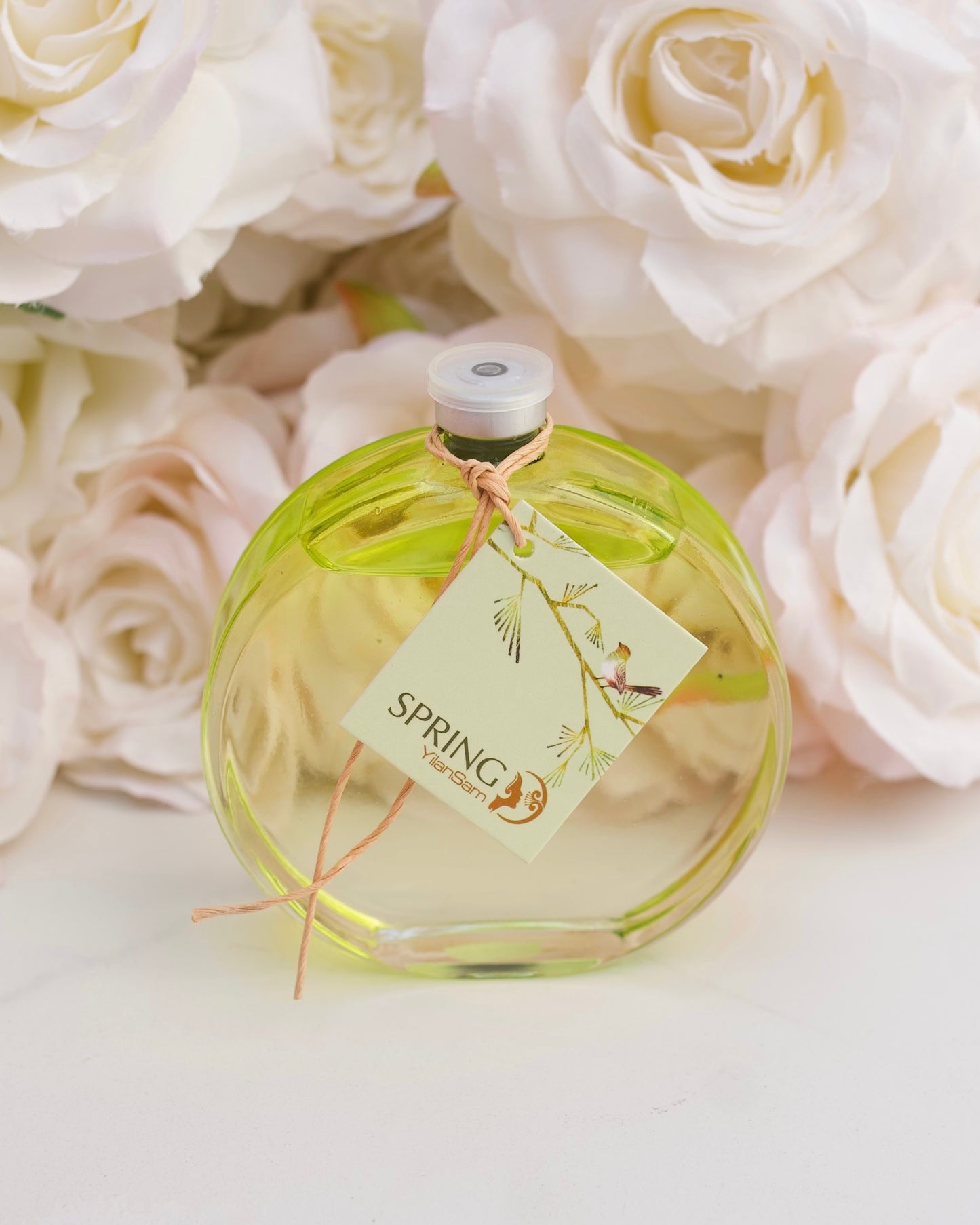 Floral reed diffuser (green)