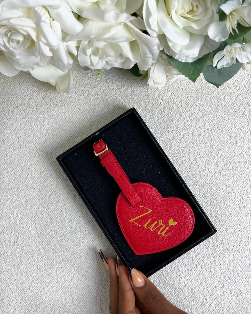 Heart Bag Tag (Red)