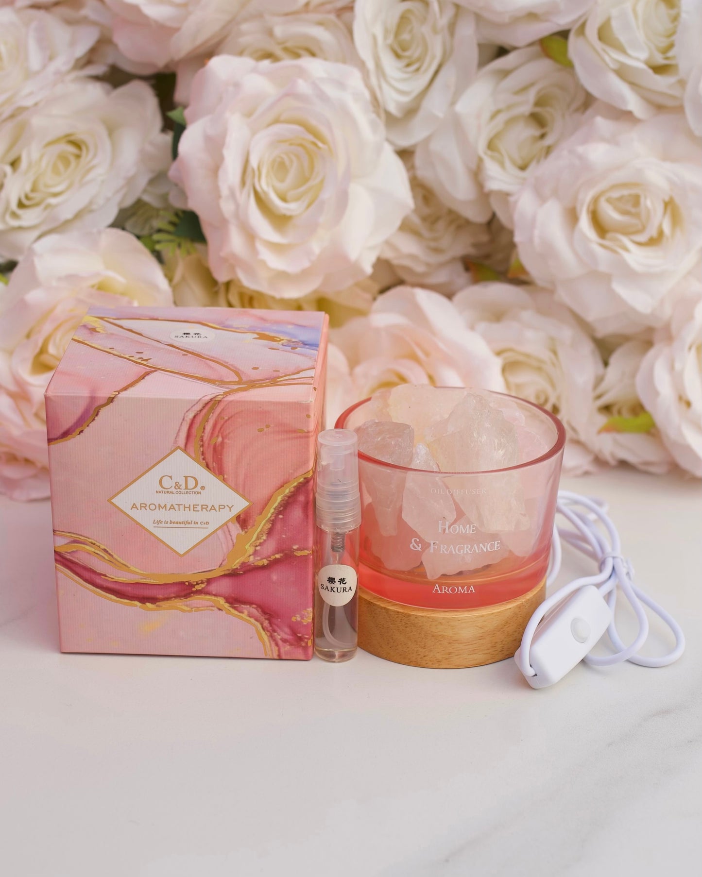 Fragrance stone diffuser (Sakura)