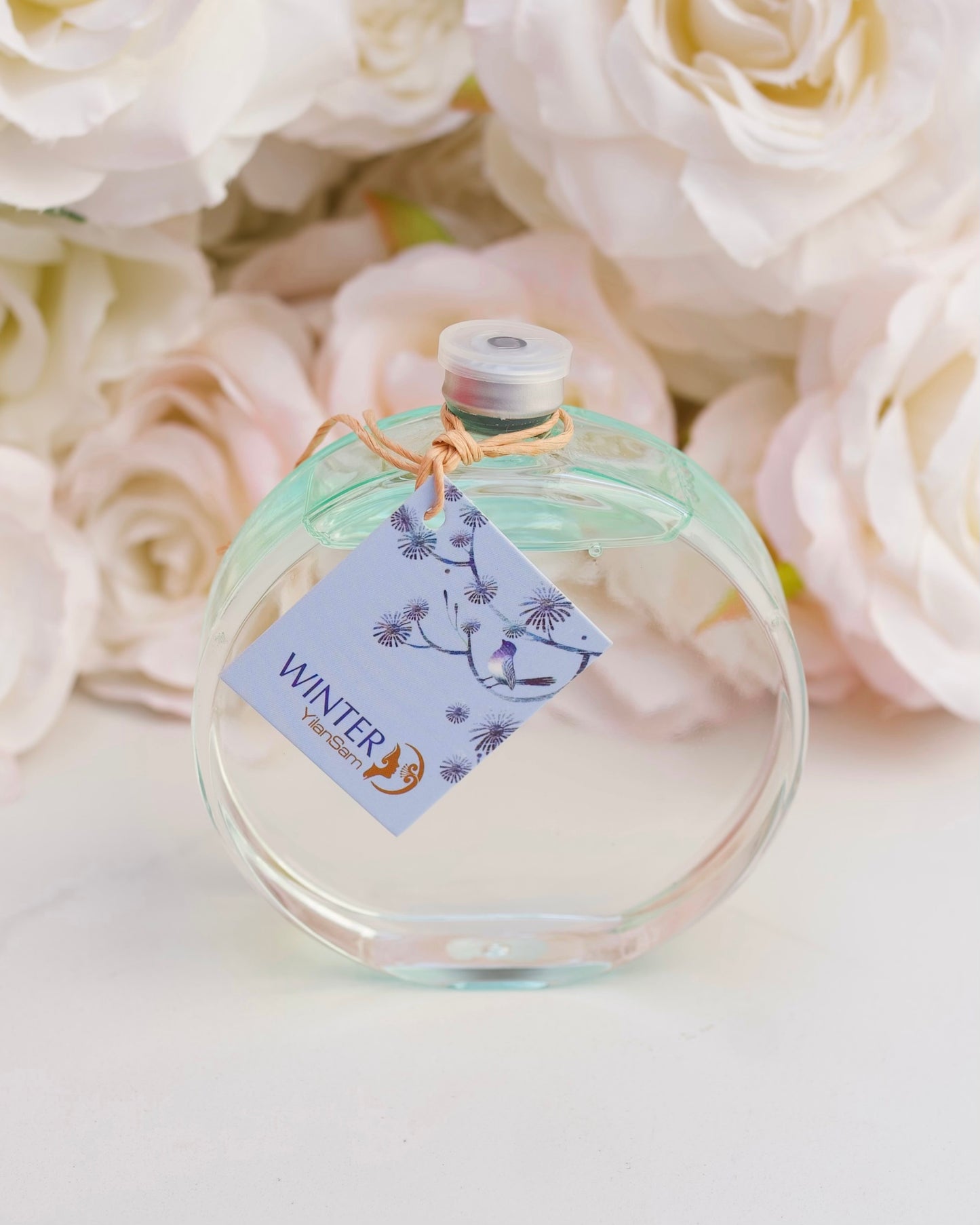 Floral reed diffuser (blue)