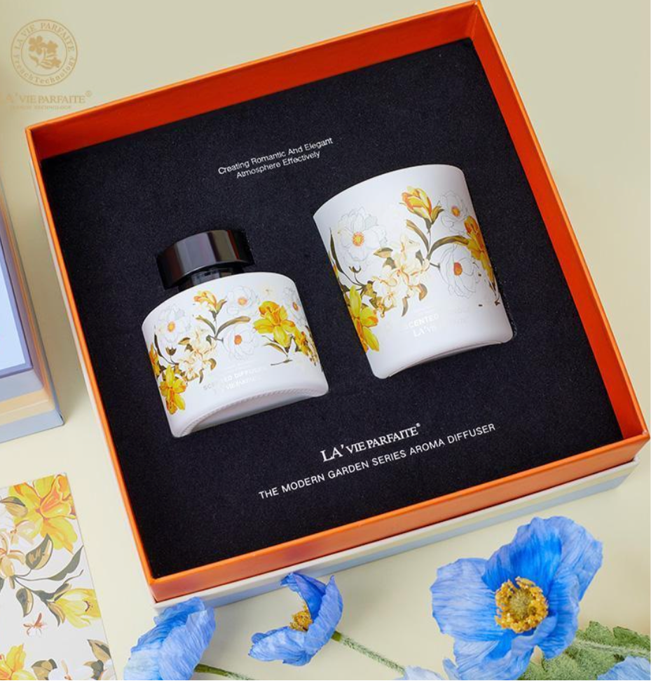 White Garden diffuser set