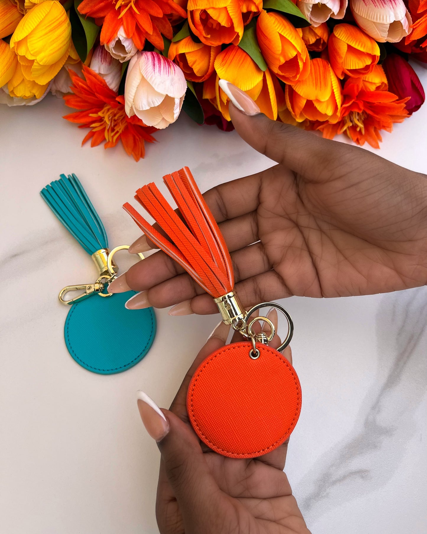 Tassel Keyholder (Orange)
