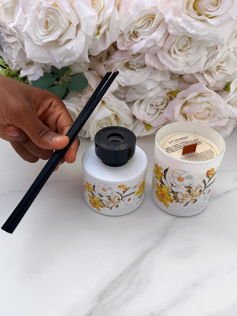 White Garden diffuser set