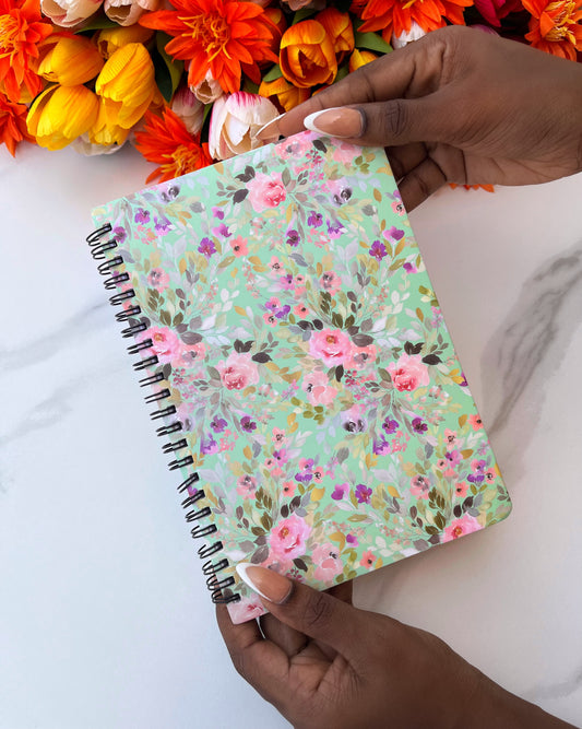 Floral Notebook (Green)