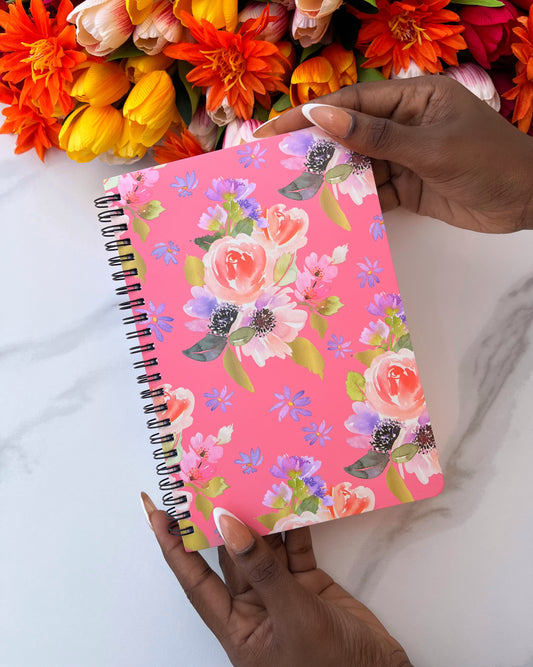 Floral Notebook (Pink)