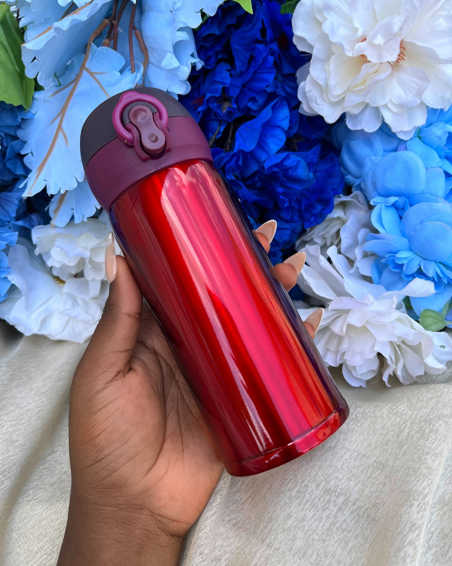 Mini Vacuum Flask (Red)