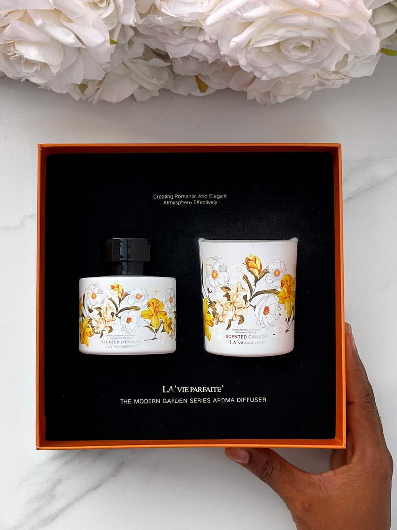 White Garden diffuser set