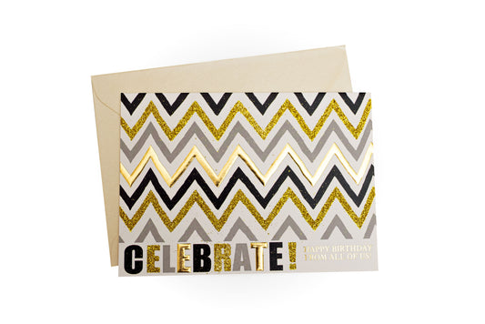 Birthday Cards - Zig Zag