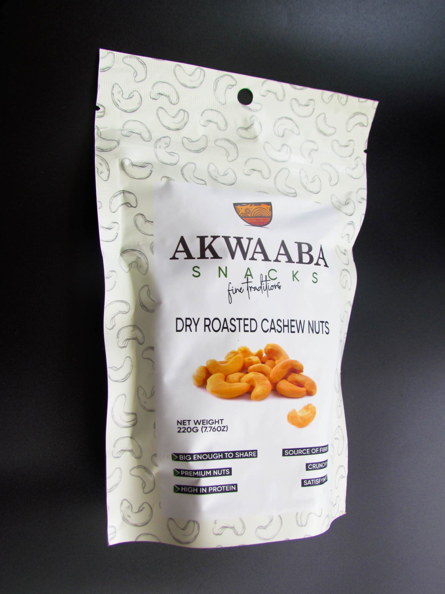 Akwaaba Roasted Cashew 220g