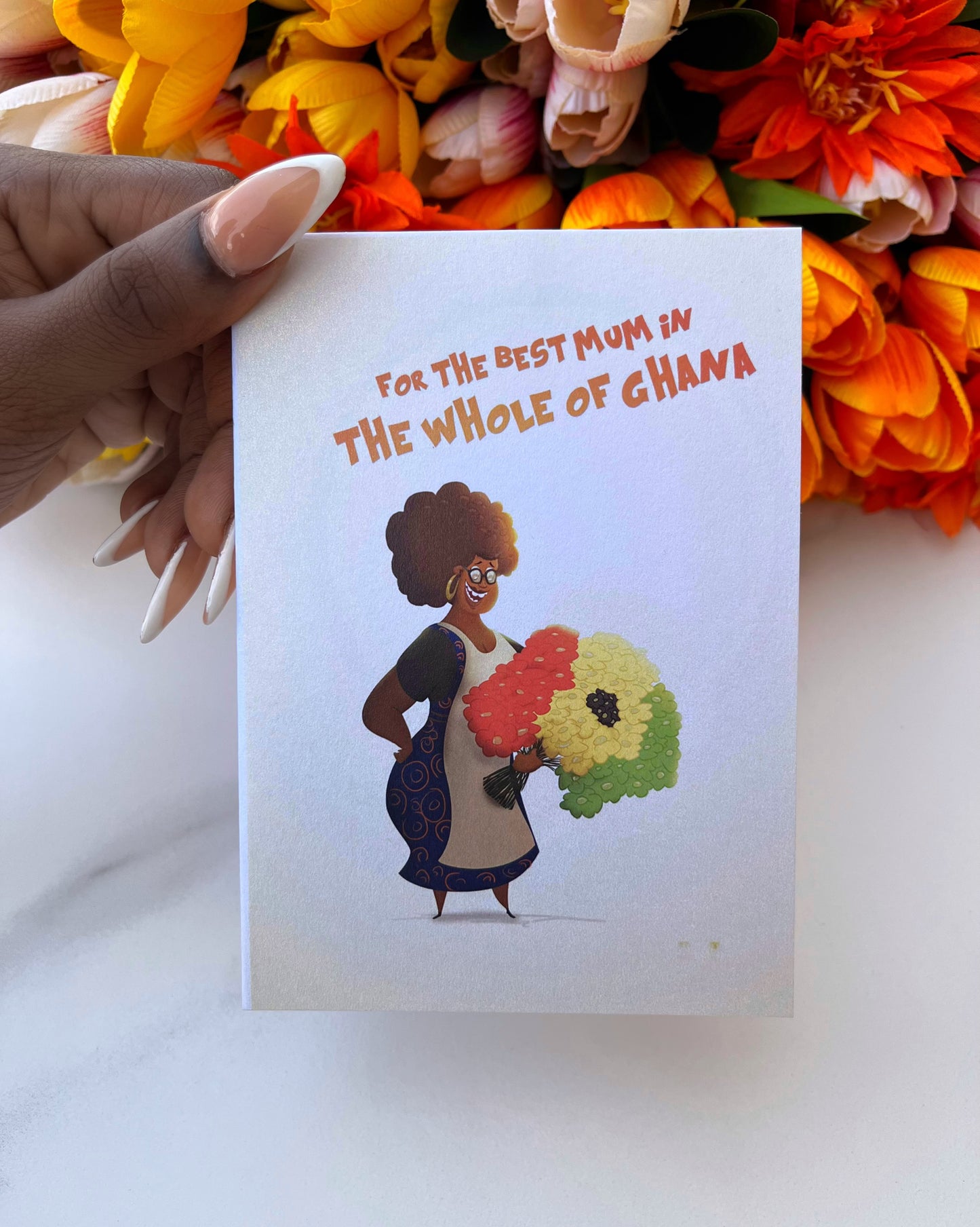 Best Mum in Ghana Card