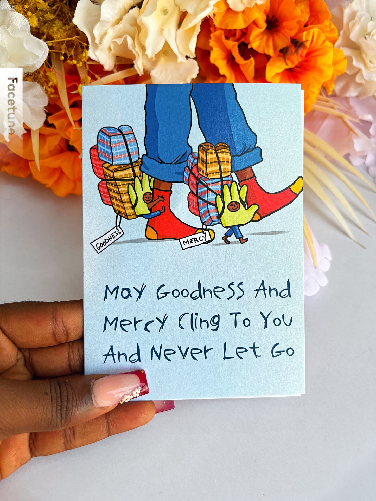 Goodness and Mercy card