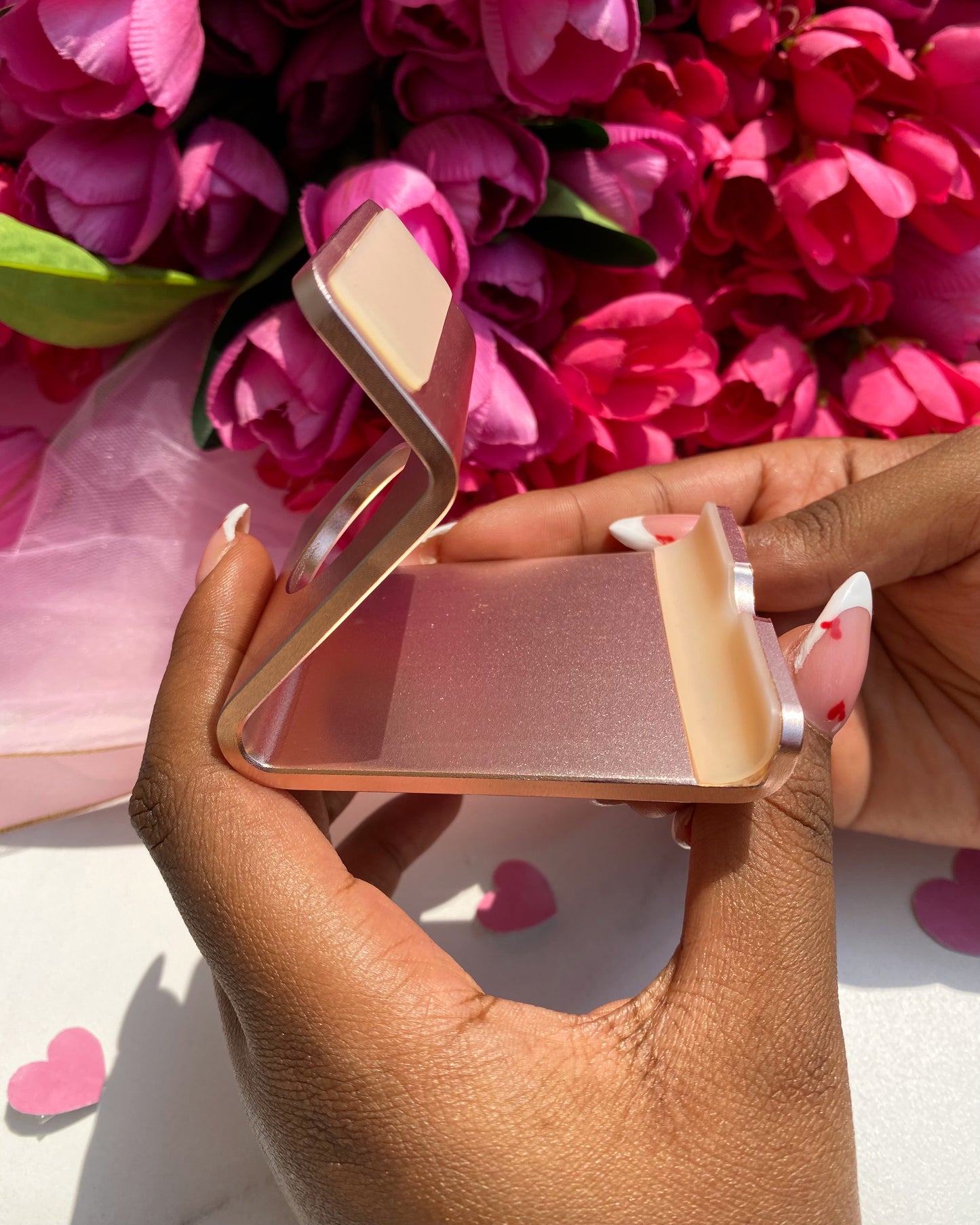 Metallic Phone Stand (Rose Gold)