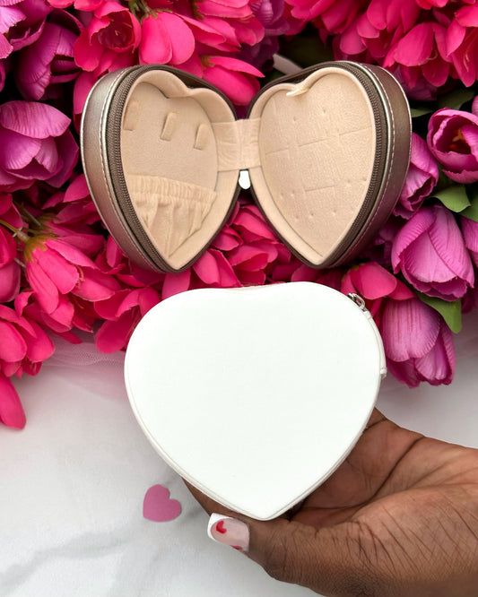 Heart Jewellery Box (White)