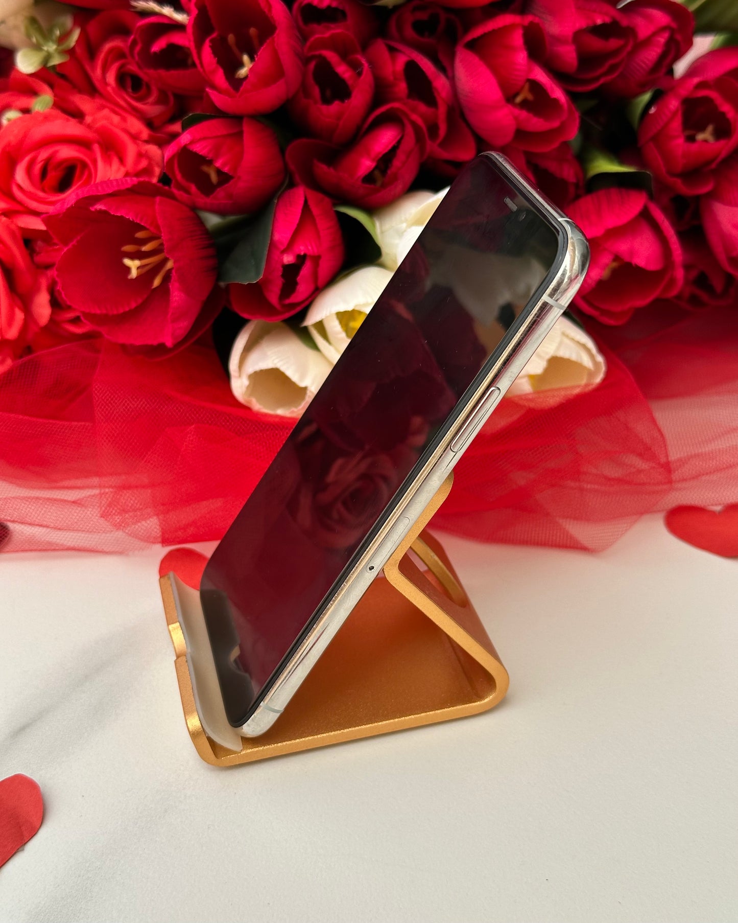 Metallic Phone Stand (Black)