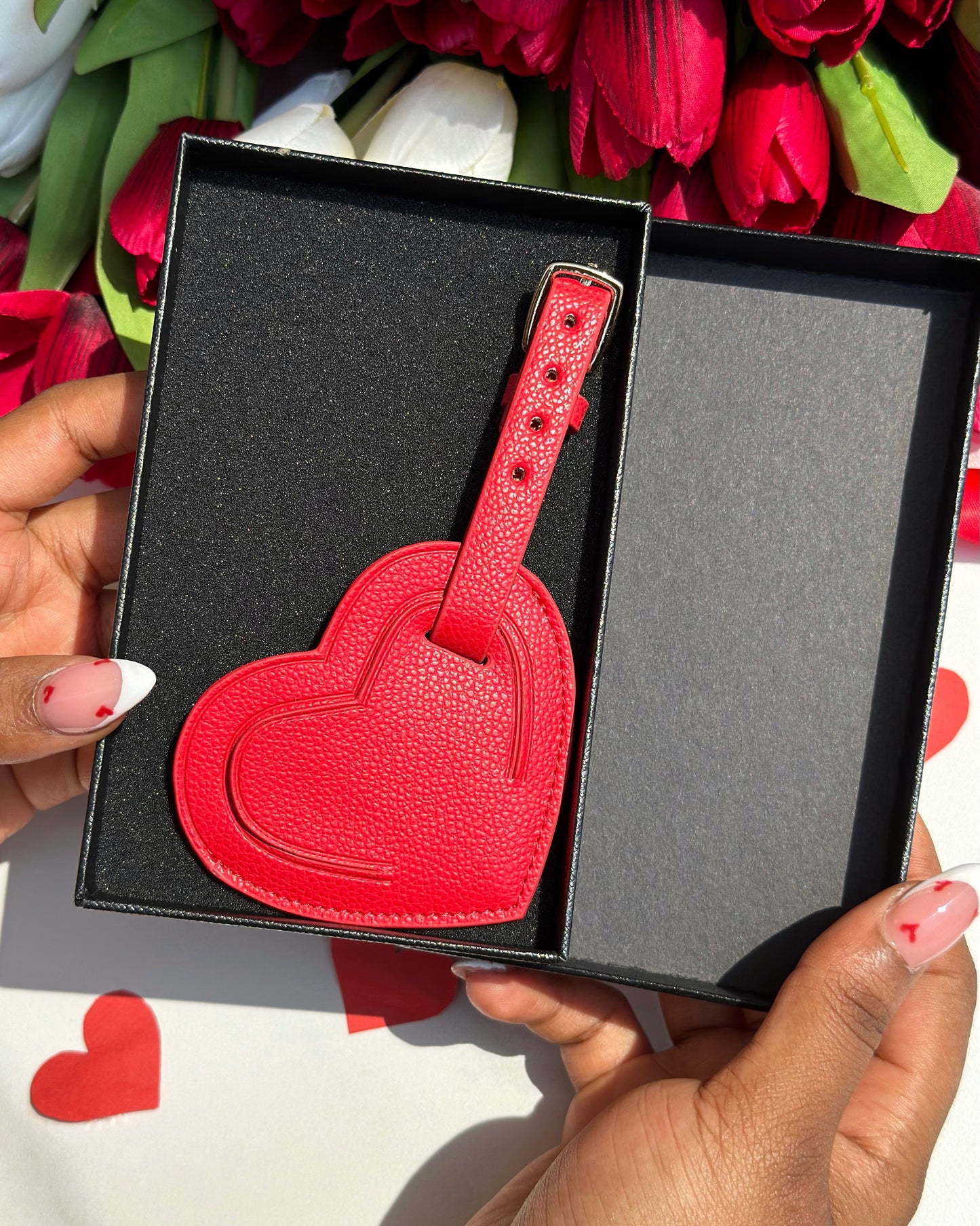 Heart Bag Tag (Red)