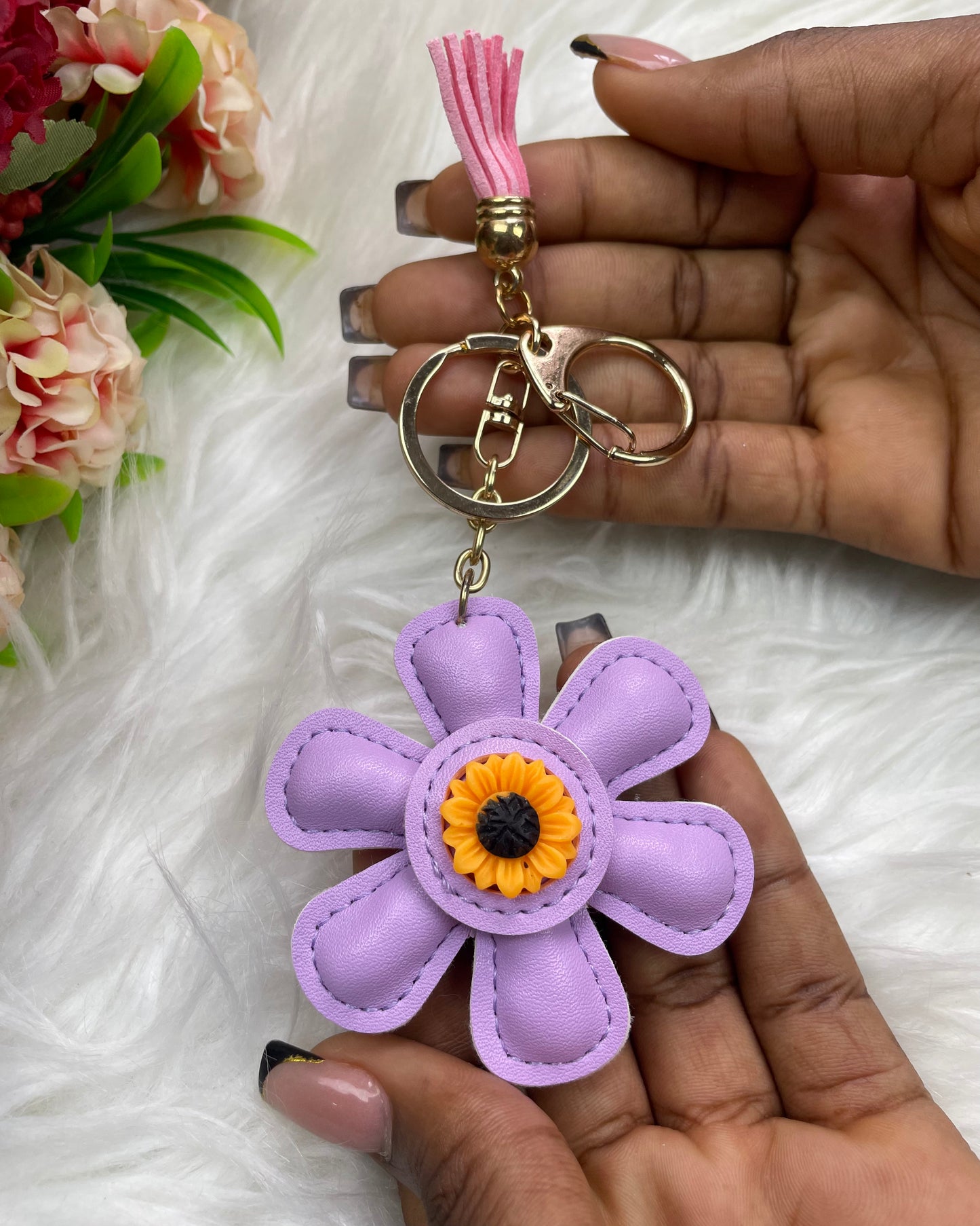 Petal pop Keychain (Purple)