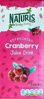 Naturis Cranberry fruit juice 1L