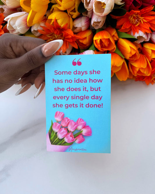She Gets it Done Card