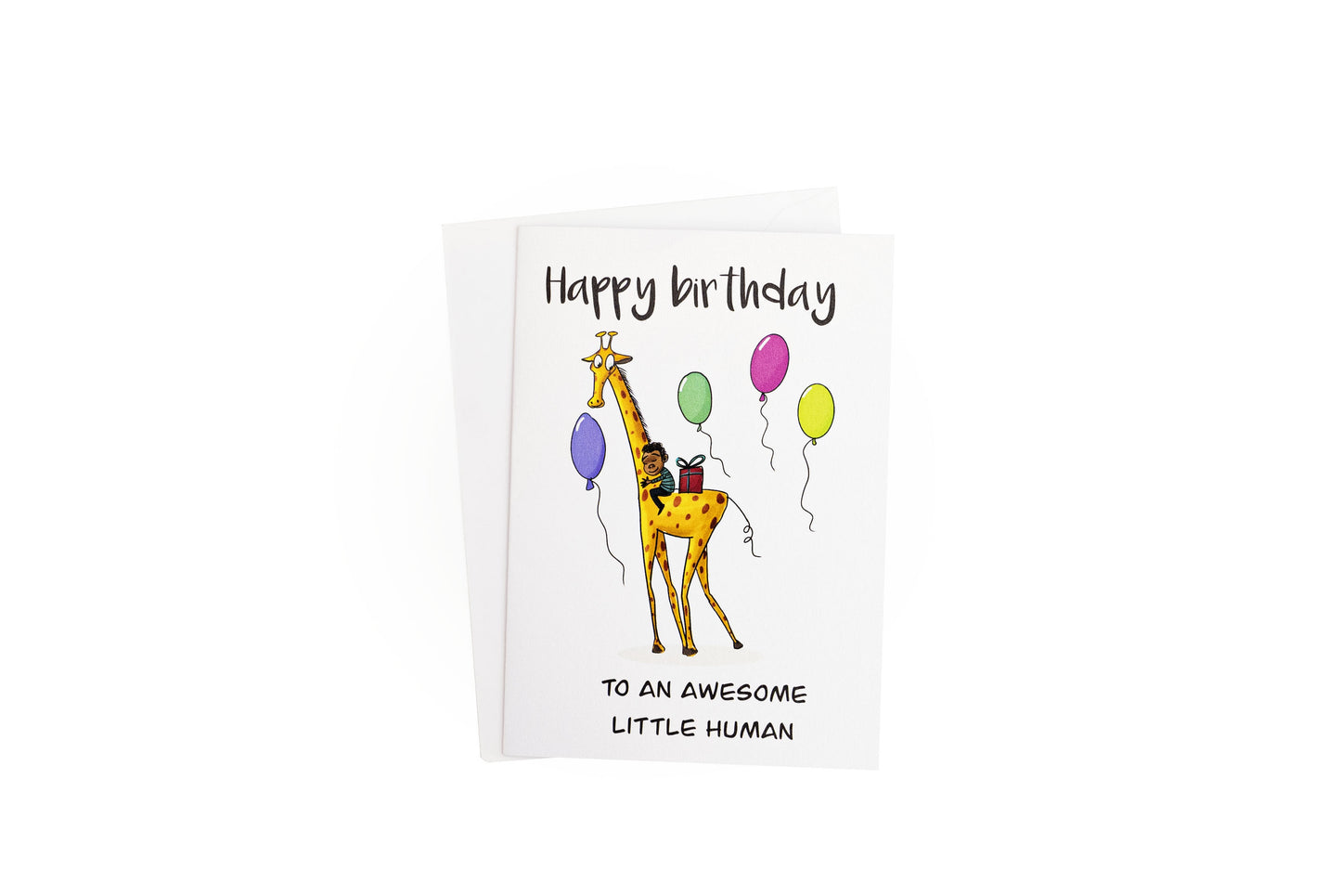 Awesome Little Human Birthday Card