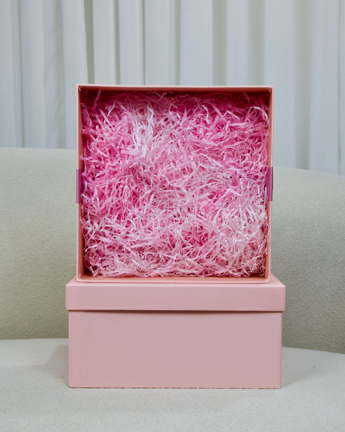 Pink Transparent top box