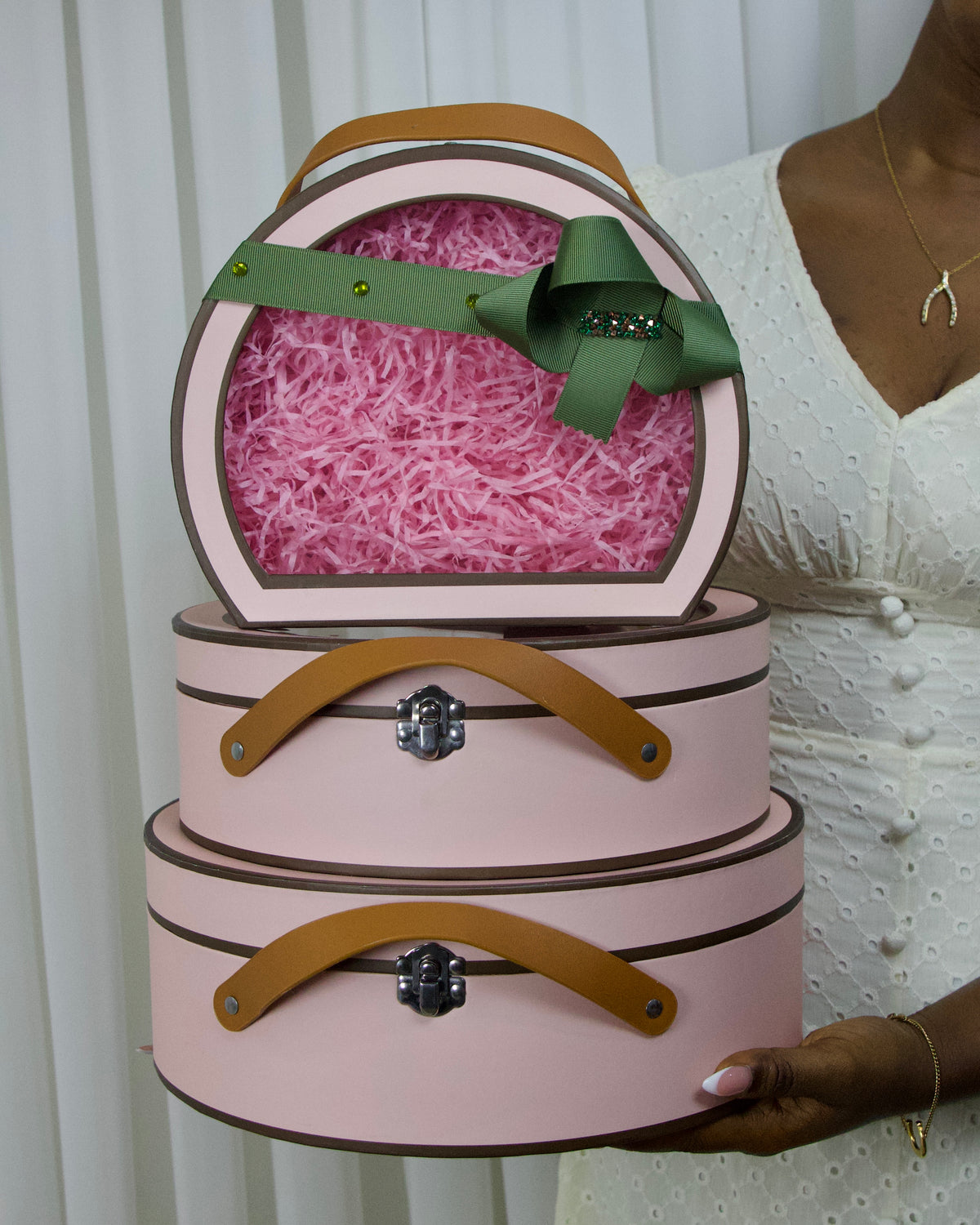 Pink Briefcase Box