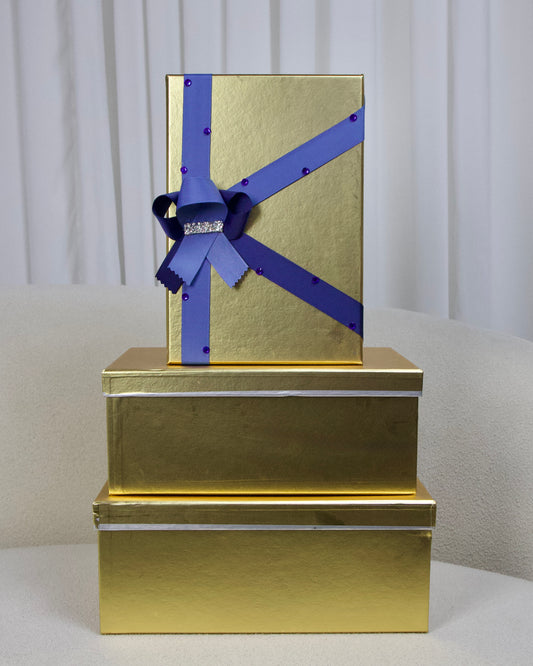 Gold Metallic Box