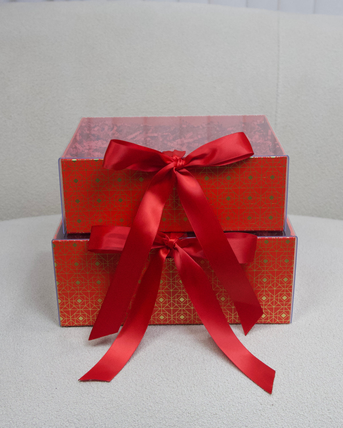 Red See-through Box