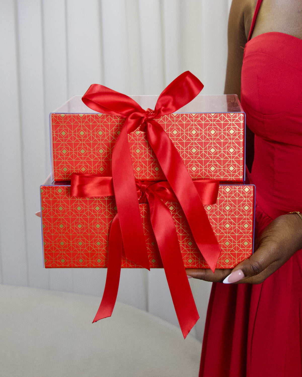 Red See-through Box