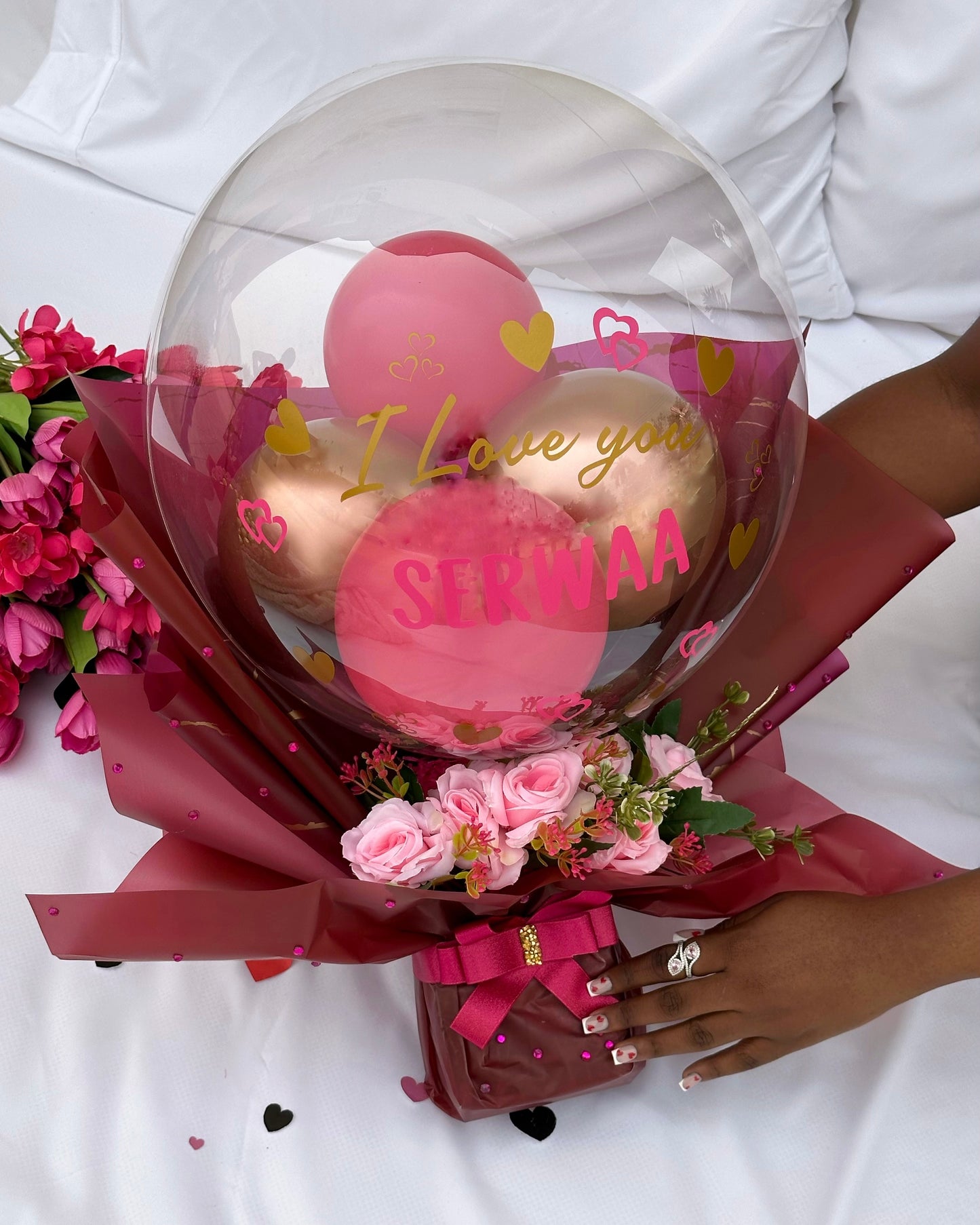 Valentine Bubble Bouquet