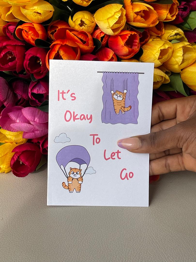 Okay to let go Card