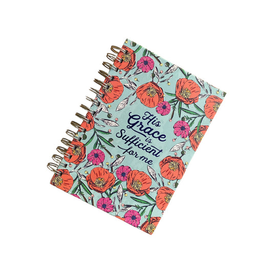 Grace is Sufficient Spiral Notebook