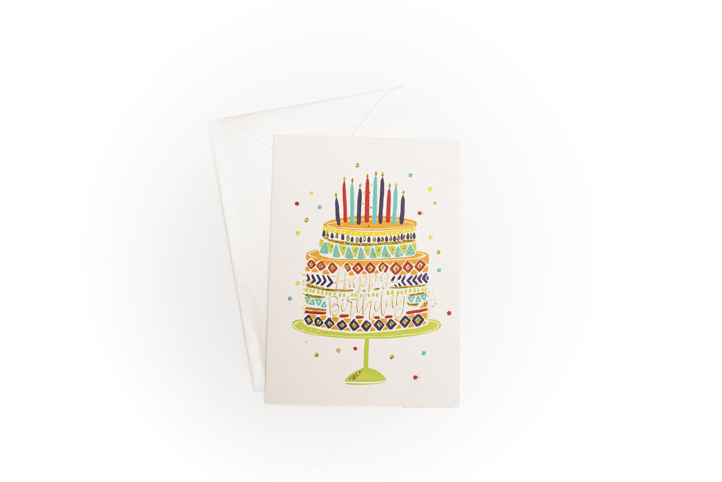 Birthday Cards - Two Tier Cake