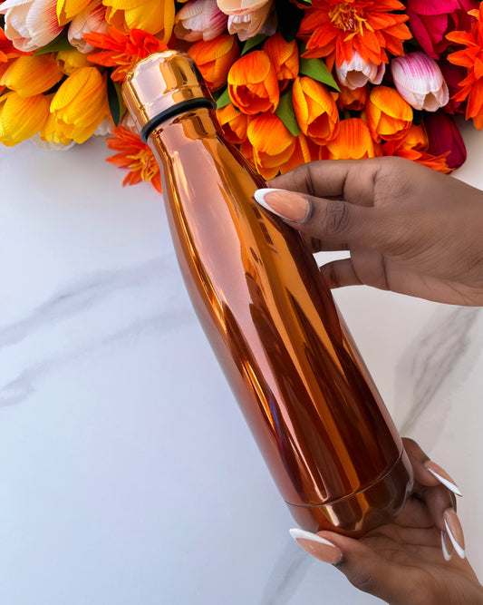 Metallic Flask (Rose Gold)