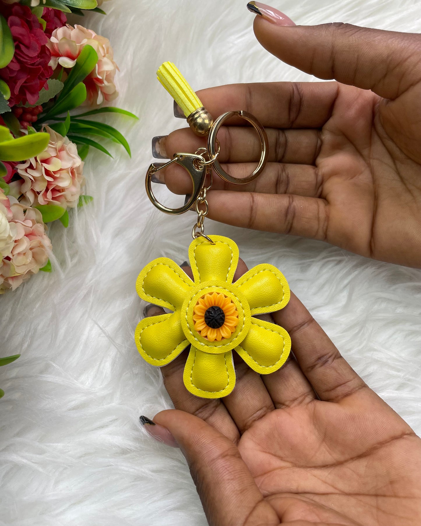Petal pop Keychain (Yellow)