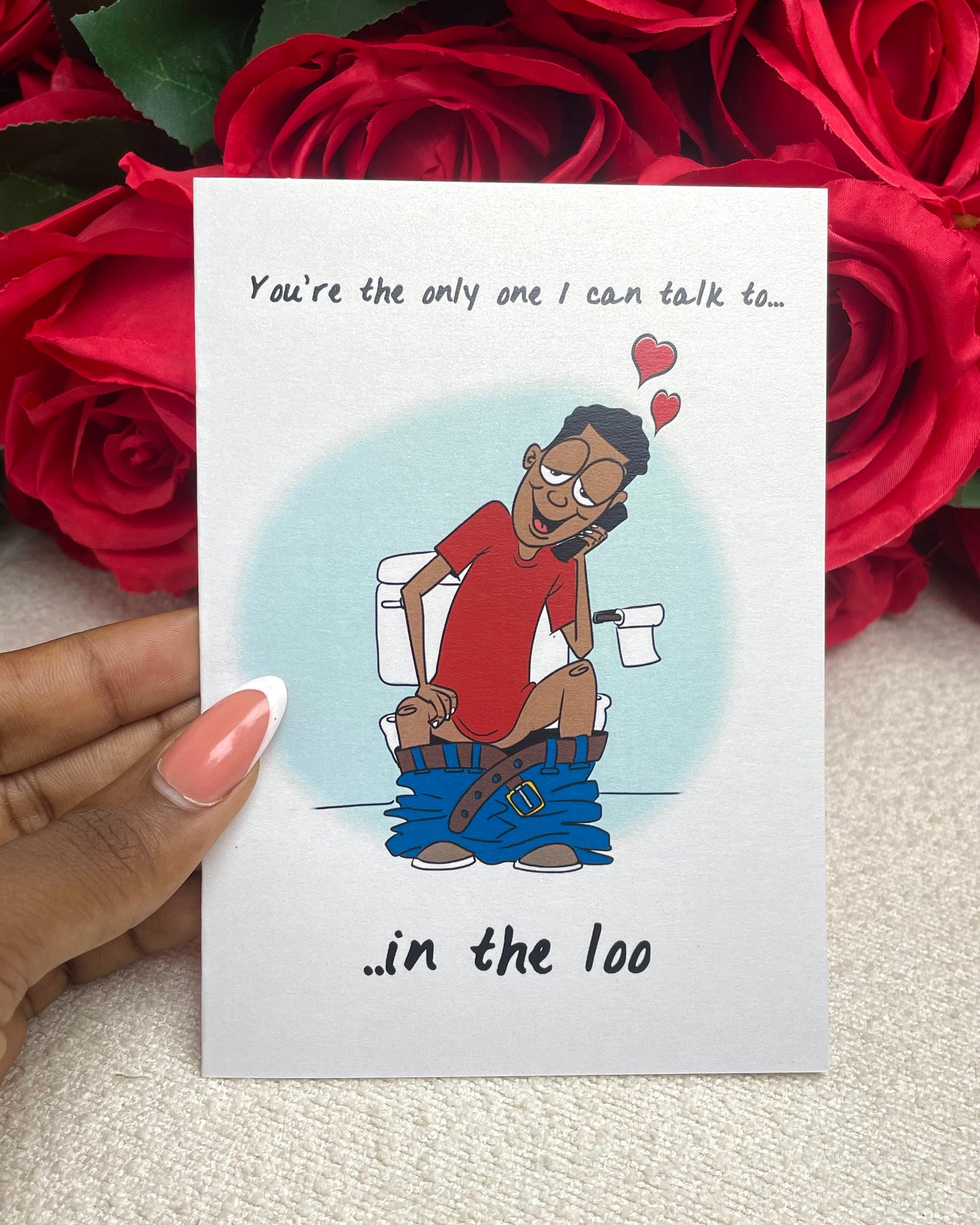 In the loo card