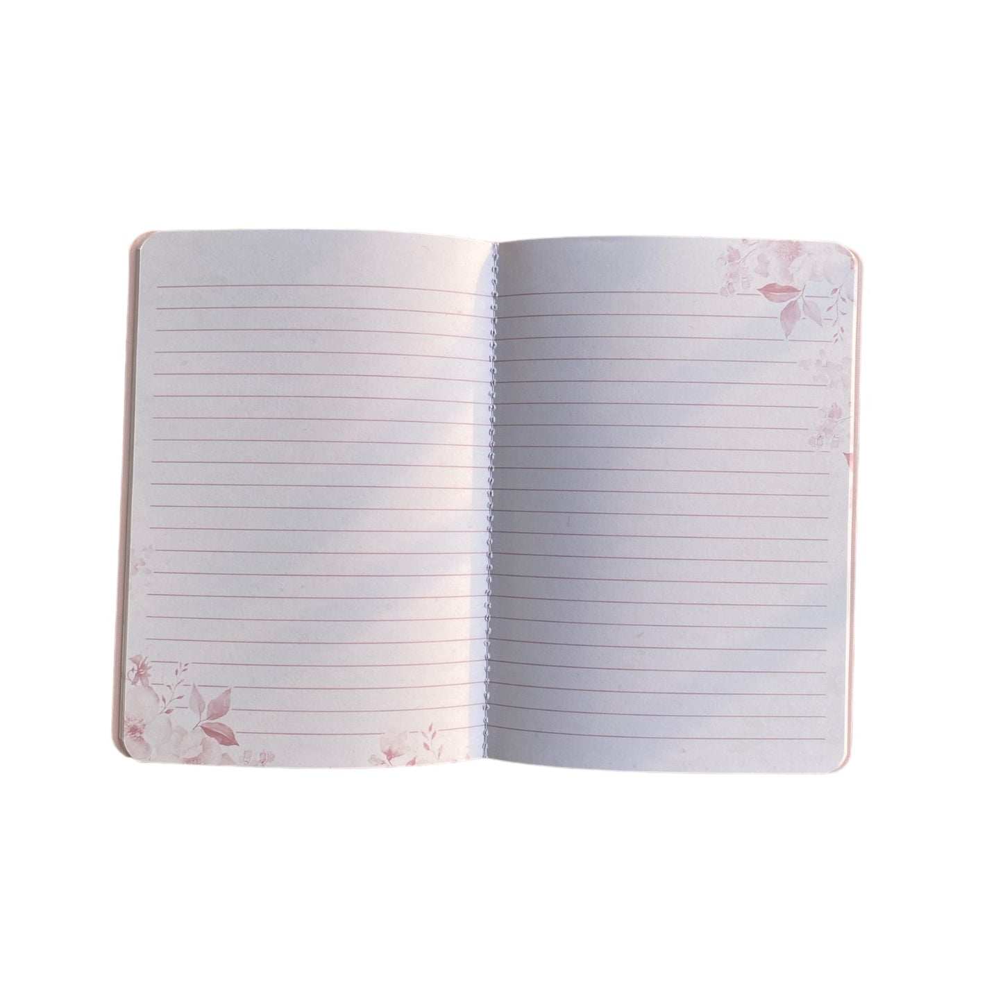 White Floral Trust in the Lord Notebook