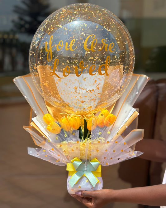 Mother's Day Bubble Bouquet (Yellow)