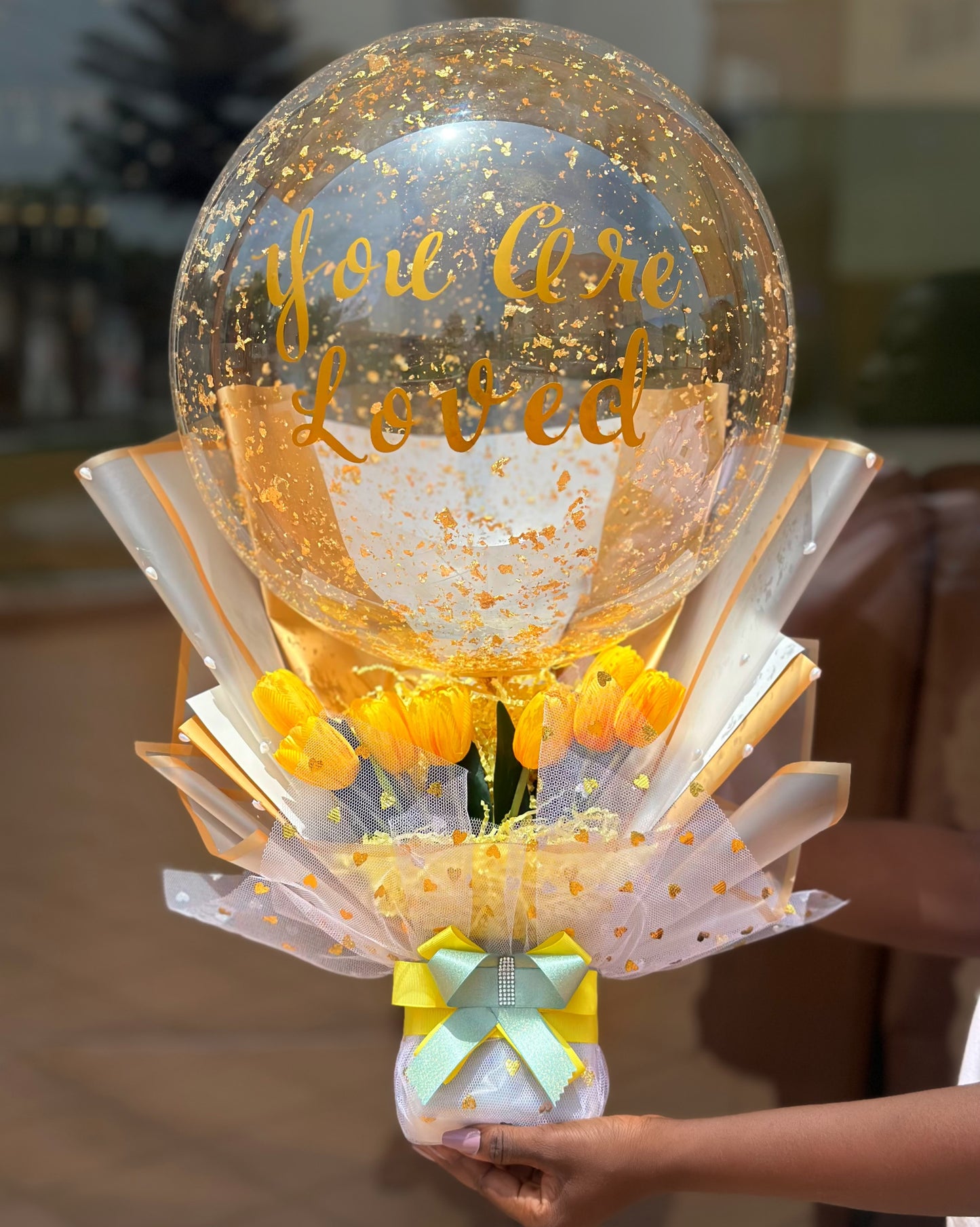 Mother's Day Bubble Bouquet (Yellow)