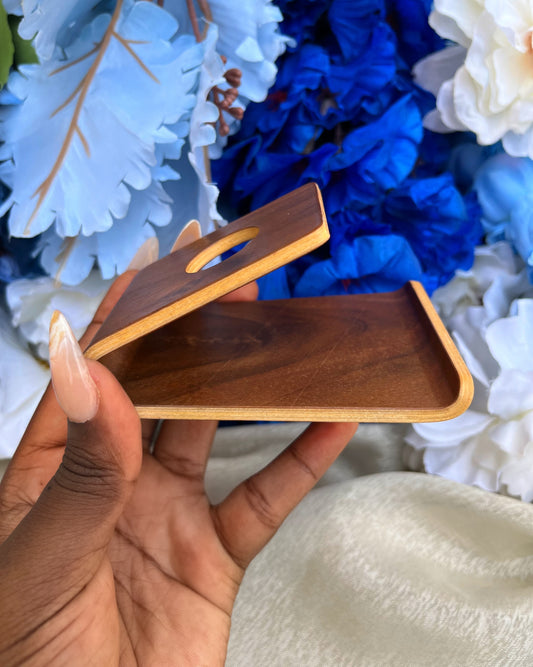 Wooden Phone Stand ( Deep Brown )