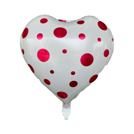 Polka Dot Heart Balloon