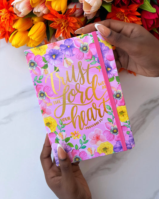 Trust in the Lord Notebook (Baby pink)