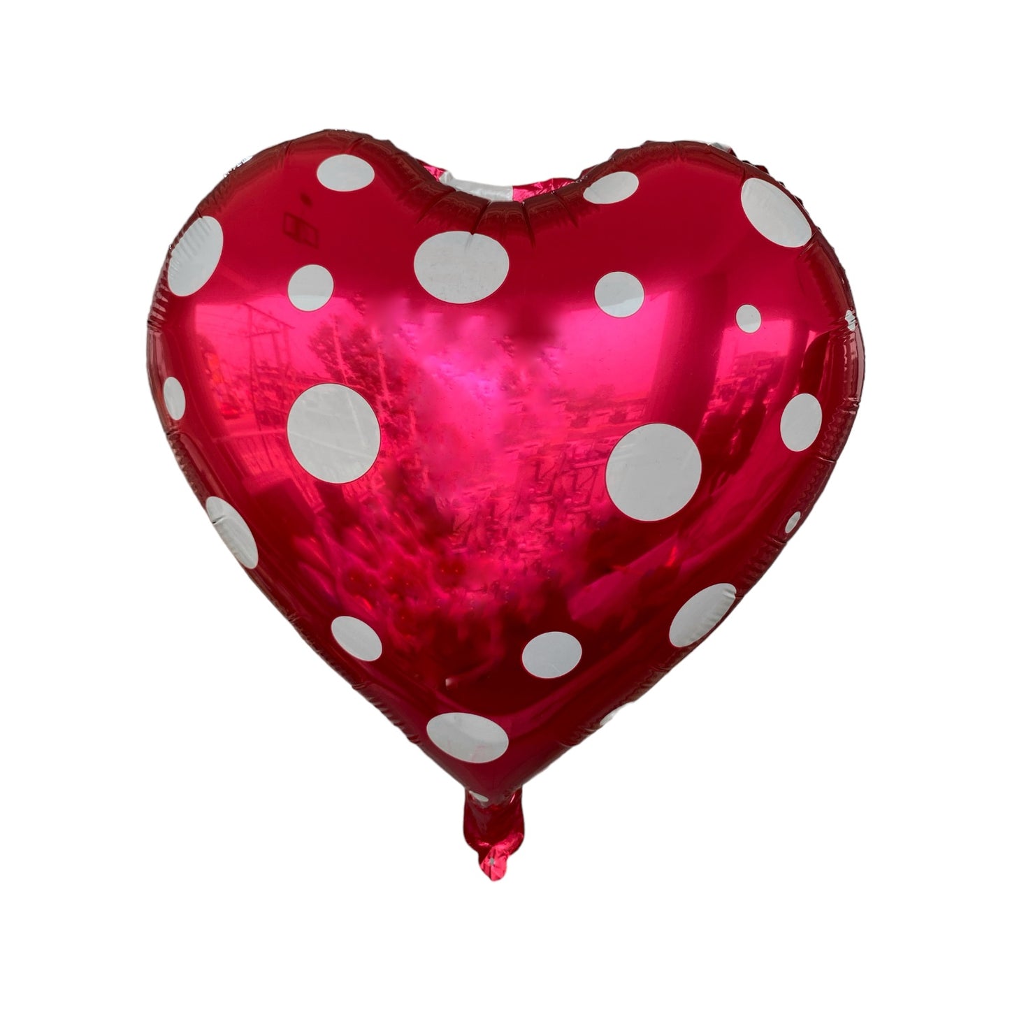 Polka Dot Heart Balloon