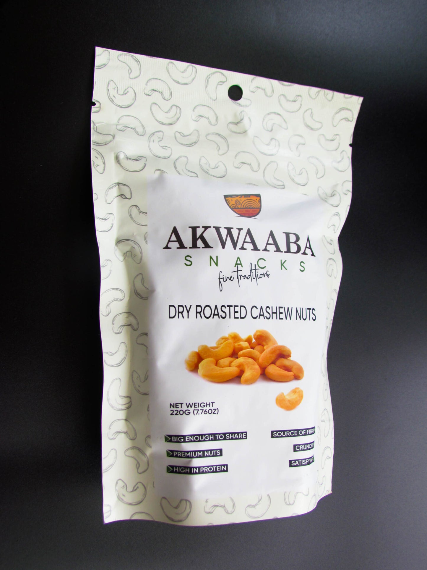 Akwaaba  Roasted Cashew 220g