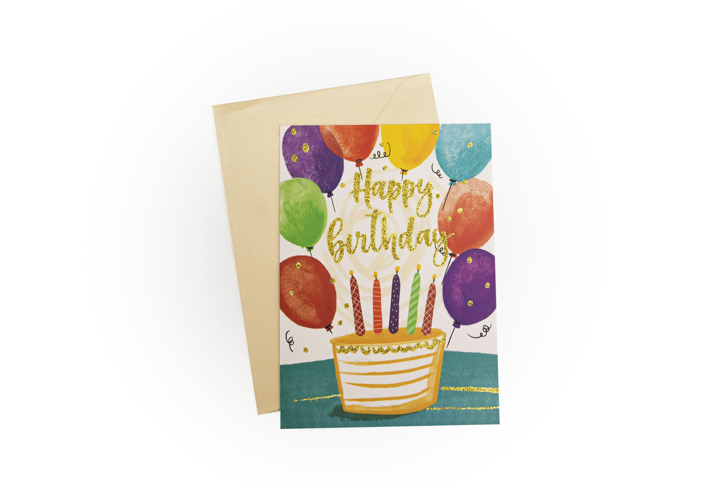 Birthday Cards - Big Balloons