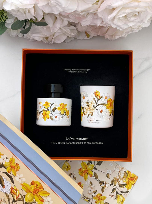 White Garden diffuser set