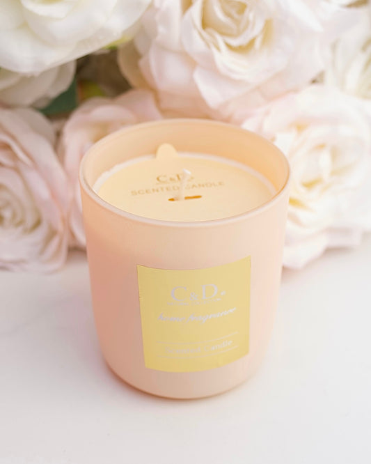 White scented candle
