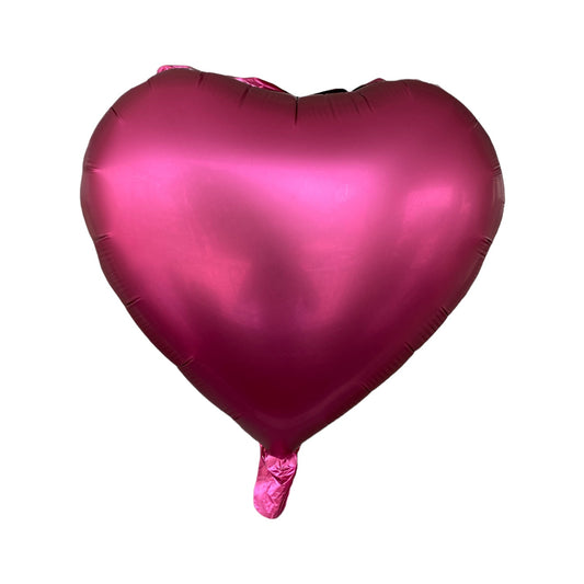 Matte Heart Balloon - Pink