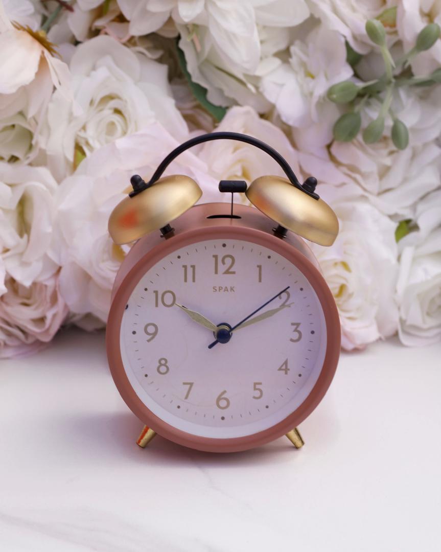 Gold bell clock (nude)